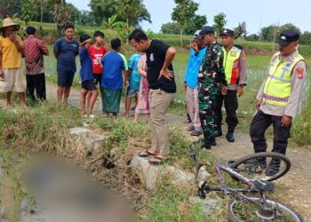 Lansia Ditemukan Meninggal di Sawah Kaliuntu Sambonggede
