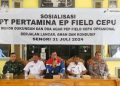 Jembatan Damseng Selesai Pertamina Sosialisasi di 12 Desa Kecamatan Senori Tuban