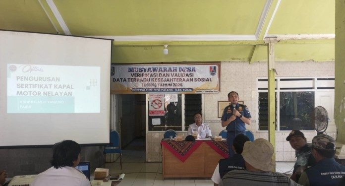 Sosialisasi Sertifikasi Kapal Nelayan oleh KSOP Tanjung Pakis di Palang Tuban