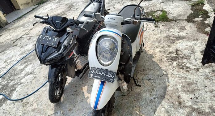 Dua Motor Tabrakan di Palang, Satu Korban Tewas