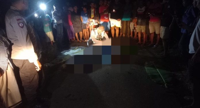 Kecelakaan Tunggal di Ngino, Pengendara Motor Meninggal di Lokasi Kejadian