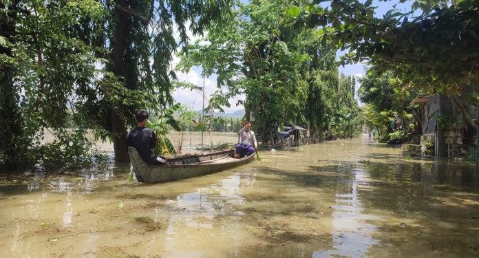 Desa Desa di Kecamatan Sekitar Bengawan Solo Terendam Banjir