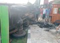 Truk Tabrak Pengendara Motor Akibat Kurang Konsentrasi Hingga Tewas
