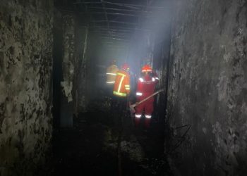 Hotel Lynn Tuban yang Belum Selesai Dibangun Terbakar