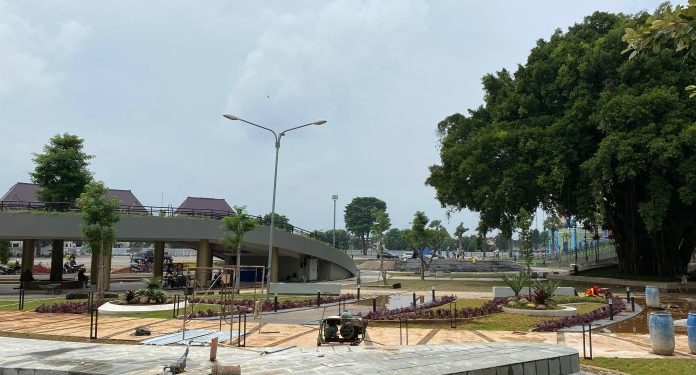 Revitalisasi Alun-Alun Molor, Bupati Sebut Cuaca Jadi Pemicu Perubahan
