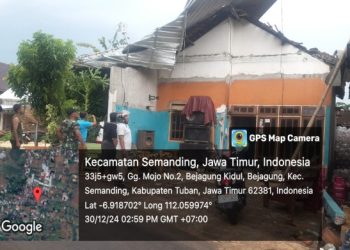 Tiga Dusun Hujan dan Angin Kencang di Semanding Sebabkan Belasan Rumah Rusak