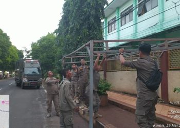 Pembinaan Satpol PP kepada PKL, Sejumlah Barang Diamankan karena Langgar Dispensasi