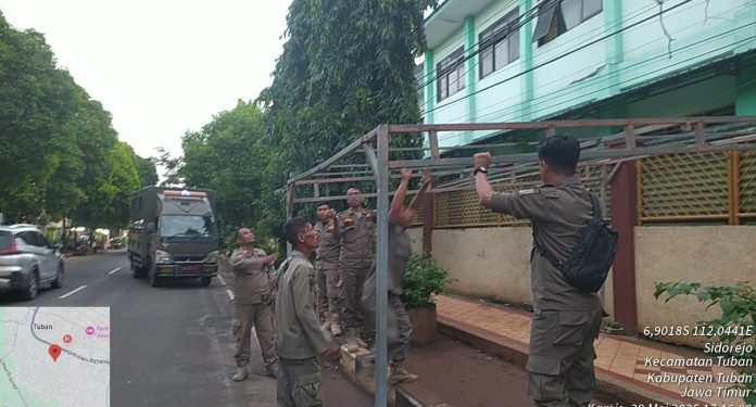 Pembinaan Satpol PP kepada PKL, Sejumlah Barang Diamankan karena Langgar Dispensasi