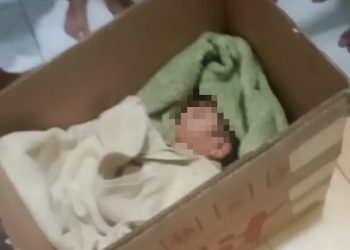Warga Panyuran Temukan Bayi dalam Kardus di Teras Musala