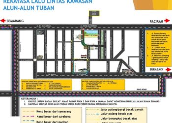 Alun-Alun Tuban Segera Dibuka, DLHP Siapkan Pengaturan Lalu Lintas