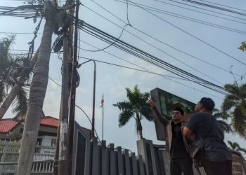 Kabel Ilegal Mencemari Langit Tuban, Pemda: Pemiliknya Tidak Diketahui