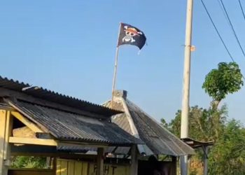 Kibarkan Bendera One Piece, Warga Tuban Dikunjungi Aparat