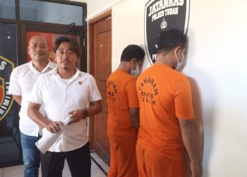 Mesin Curian Dijual di Facebook, Dua Warga Parengan Ditangkap Polisi
