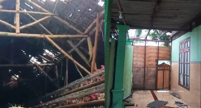 Puluhan Rumah di Singgahan Hancur Akibat Terjangan Puting Beliung