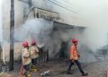 Bengkel Motor di Widang Terbakar Diduga Akibat Baterai Impact